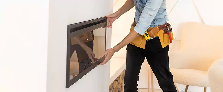 Metal Fireplace Installation in Fairland, Maryland