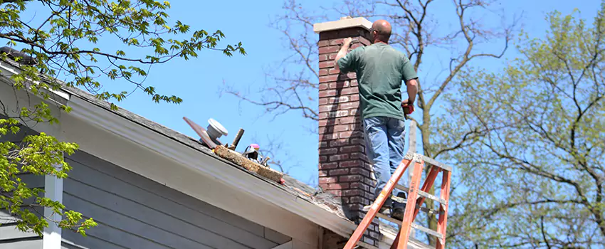 Vinyl and PVC Chimney Flashing Installation in Fairland, MD