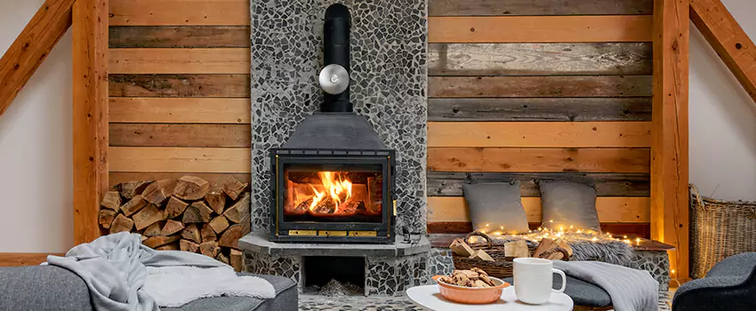 Thelin Hearth Products Direct Vent Gas Stove Fireplace Inspection in Fairland, Maryland